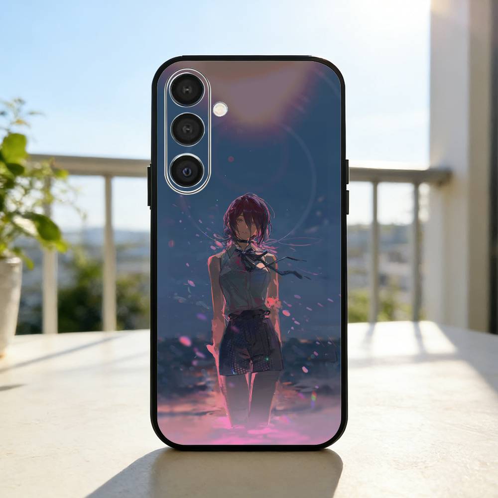 Cool Anime R-Reze Phone Case For Samsung A73,72,71,53,52,51,22,91,80, Soft Black Cover