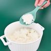 Silicone Vertical Rice Spoon Non-stick Protruding Particles Rice Serving Spoon Heat Resistant Standing Rice Paddle Canteen