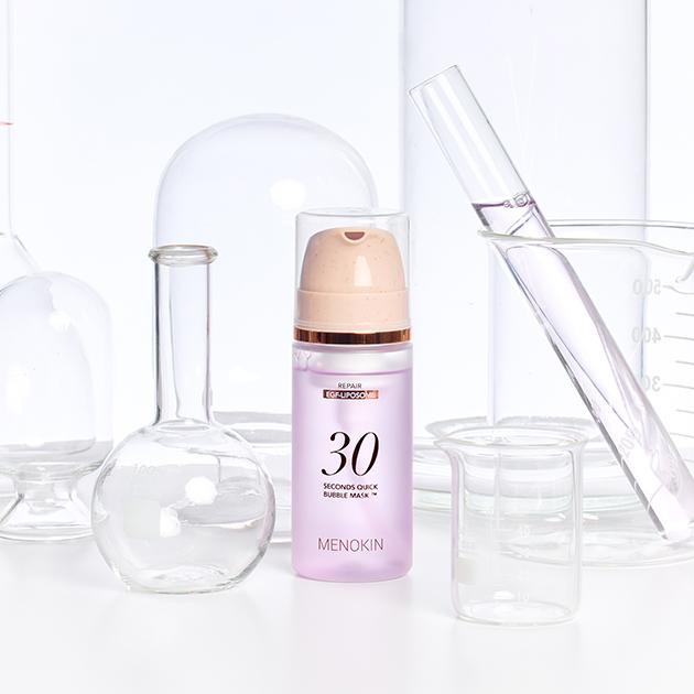 

Menokin 30 Секунд Быстрая Пузырьковая Маска Восстановление – Липосома ЭФР и Восстановление Сияния, Корейская