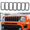 Für Jeep Renegade     Frontstoßstange Gitter Grille erts Racing Grill Rahmen Verkleidung ABS Schwarz