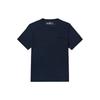 T-Shirts Men's Dark Sapphire Crew Neck Moderate Straight Fit A2NYH-433