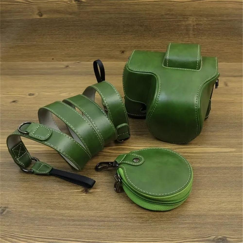 PU Leather Camera Case Bag for Fujifilm XS20 X-S20 15-45mm 15-35mm Lens With Strap Mini Case