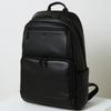 Black Leather Backpack With Logo Decoration Dbba3e696bk