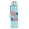 1PC Minny Smart Colorful Letter Print 750ml Color Plastic Sports Water Bottle Leakproof Flip Straw Lid Suitable for Sports Office Home Use