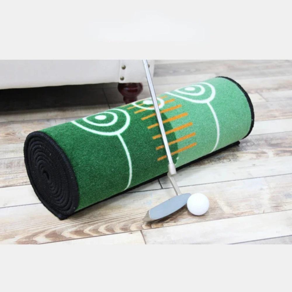 BEPAN Portable Carpet Indoor Office Home Golf Putter Practice Carpet Trainer Strike Pad Golf Mat Golf Green Trainer