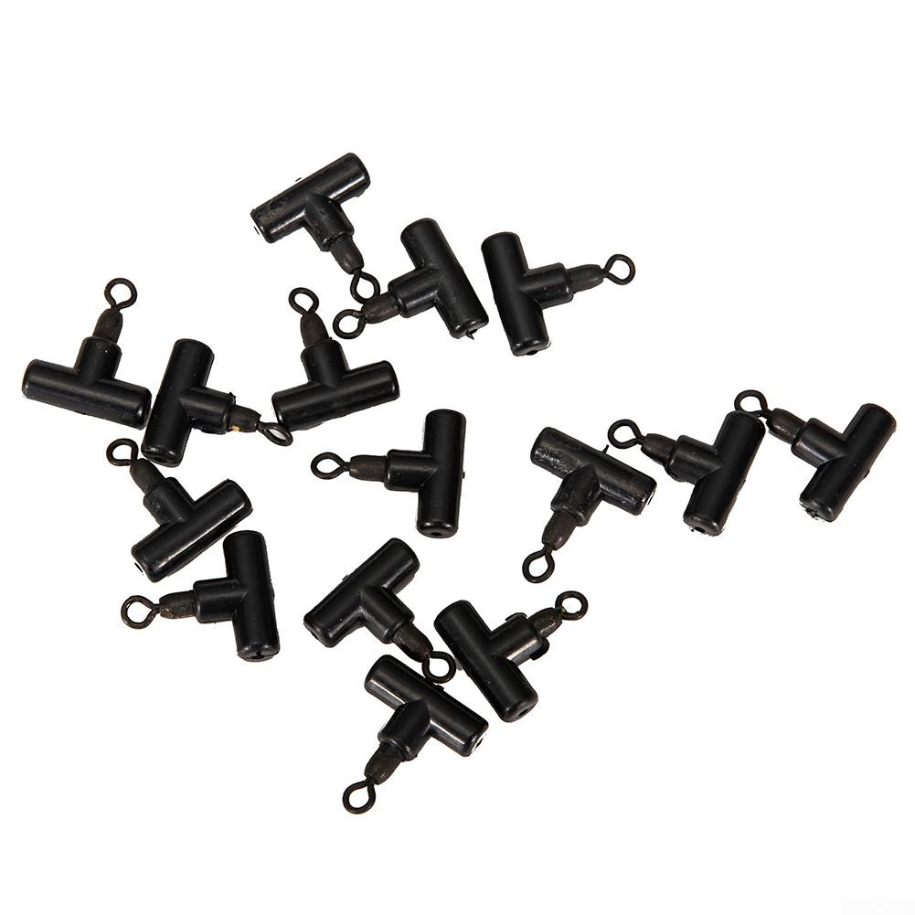 10/15pcs Carp Fishing Rolling Swivel Zip Sliders Swivels Rigs Connect-Line-Slide