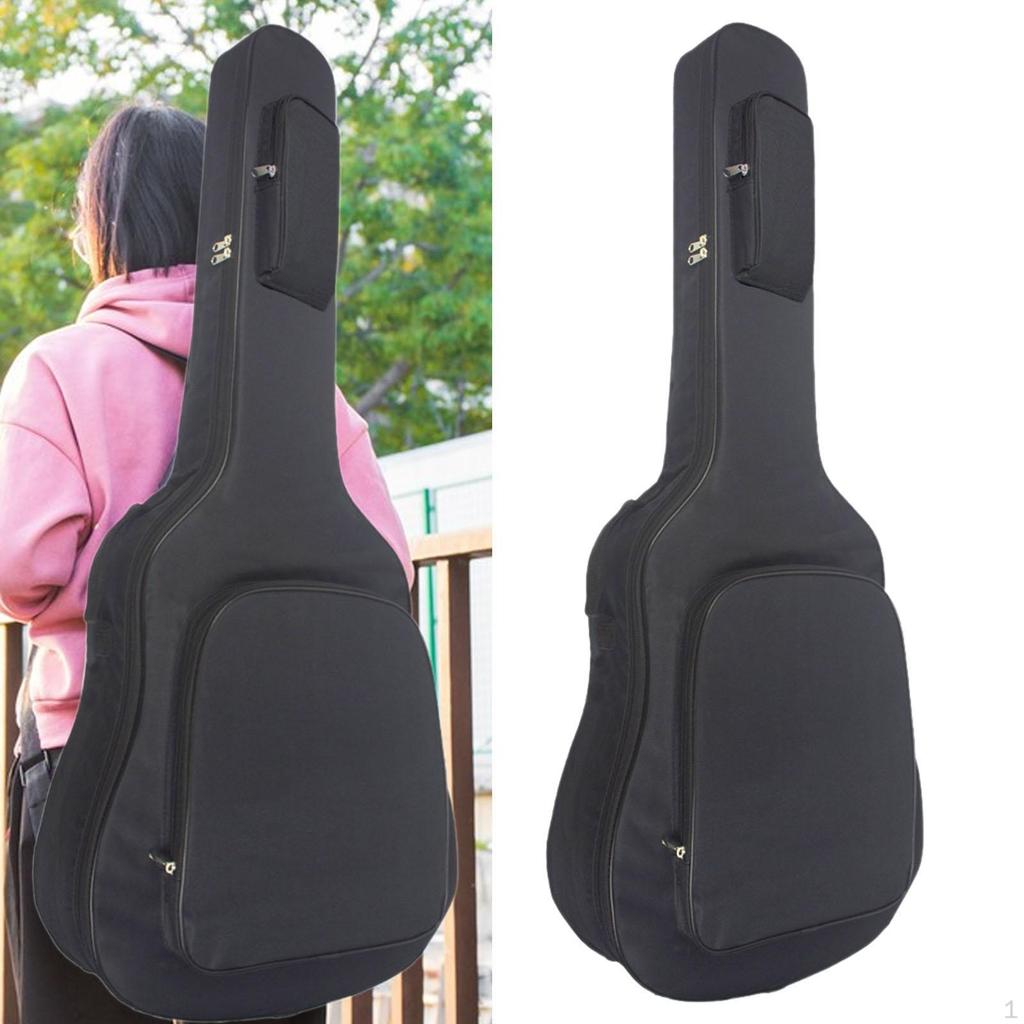 40 41 inch Guitar Bag Case Protection Accessory Pocket Adjustable Shoulder Straps Waterproof