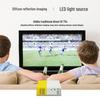 2025 Mini Home Projector with Screen for Mobile Phones, Dorms, Bedrooms, and Students