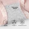 Ladies Spring and Autumn New Simple and Comfortable Cotton Anti  Bacterial File Middle Waist Triangle Briefs