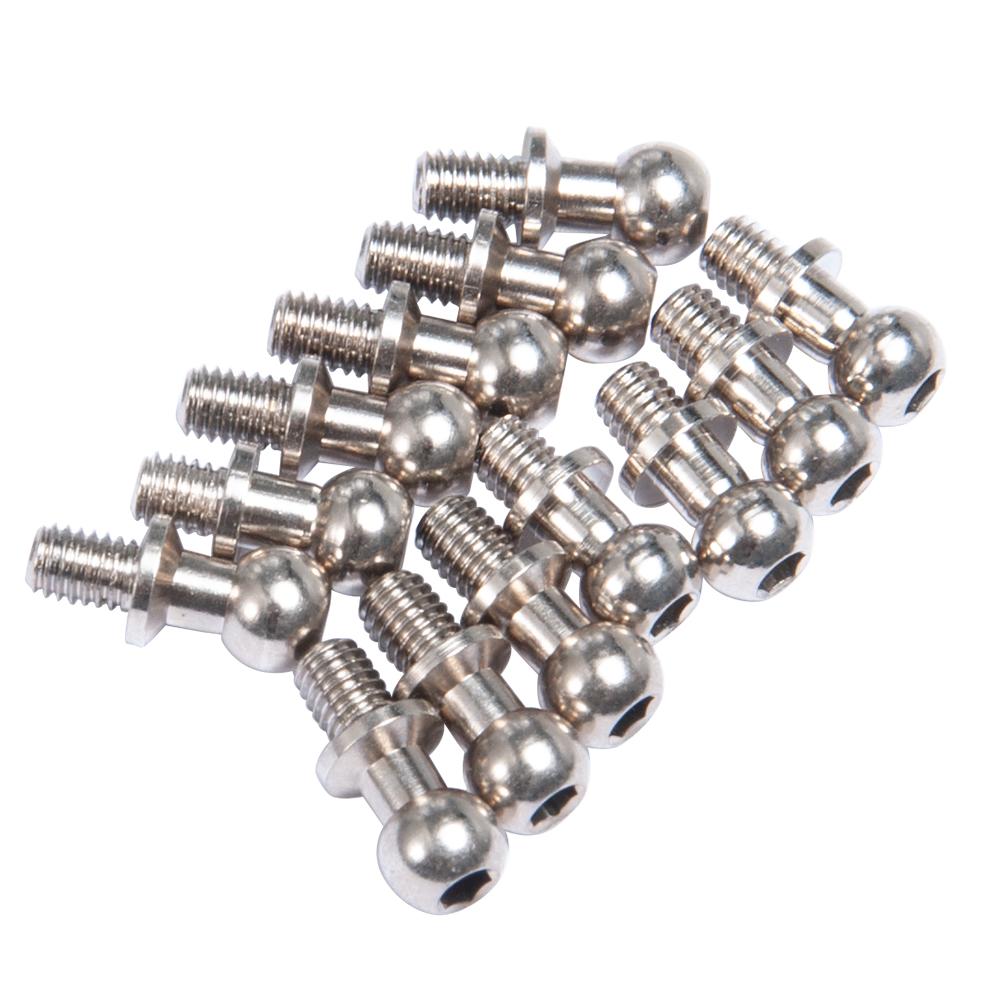 MIBIDAO 13Pcs Metal Hex Ball Head Screws For 1/10 Sakura D4 Racing Drift RC Crawler Car Ball Joint Linkage Rod End Spare Parts
