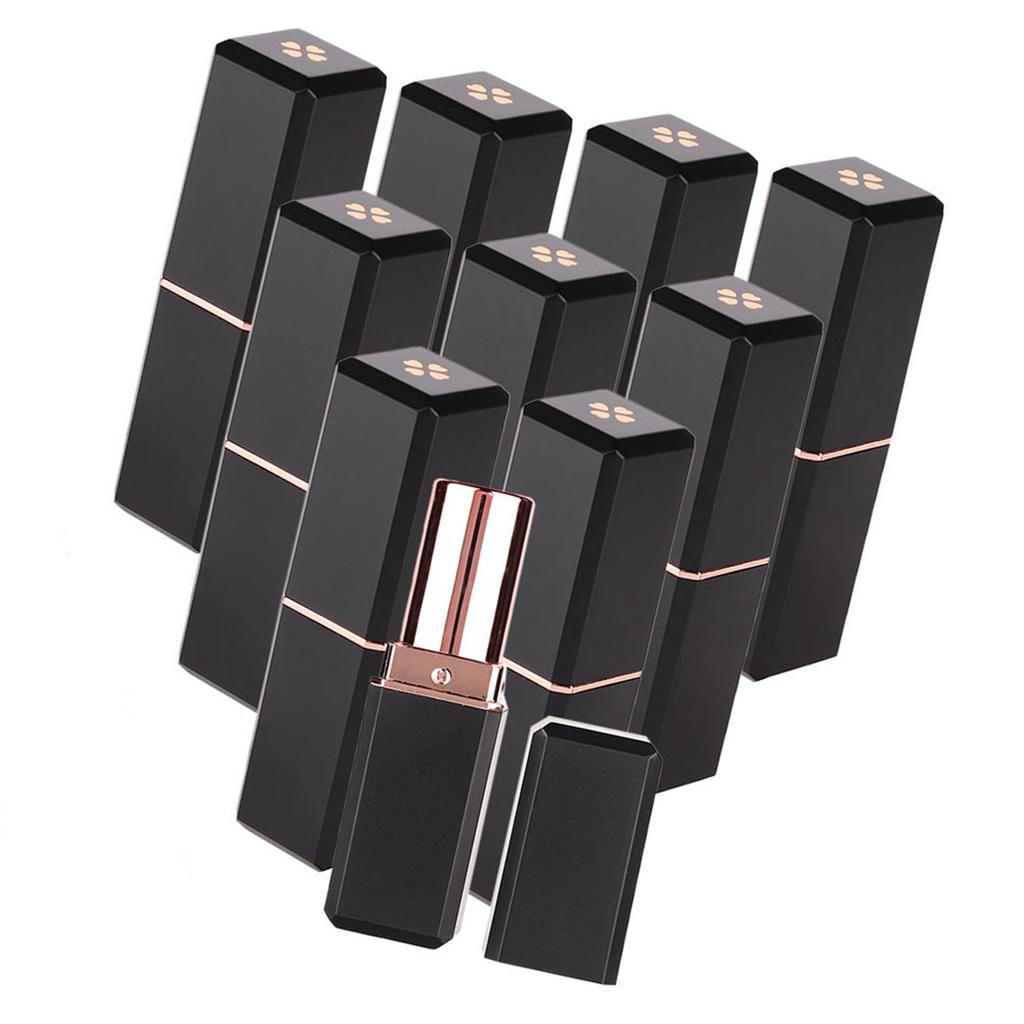 10pz Tubetti Vuoti per Rossetto Fai da Te Contenitori per Rossetto Autoprodotto Tubetti