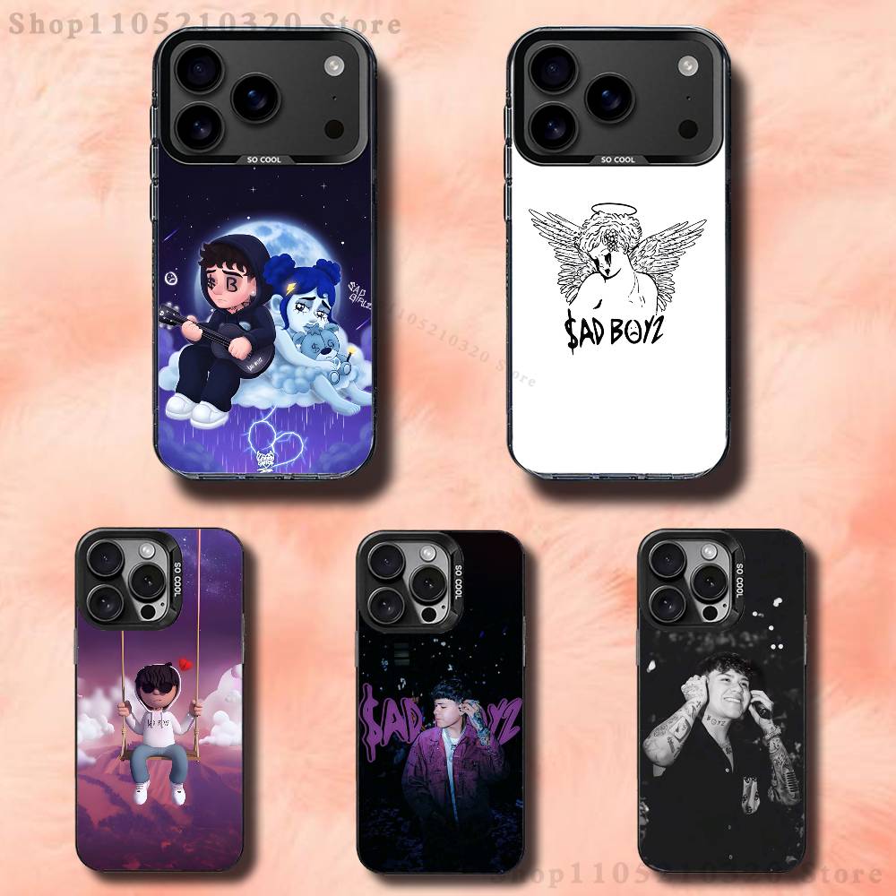 Sad Boyz J-Junior H Phone Case For iPhone 17,16,15,14,13,12,11,Pro,Max,Plus,E,Air,Mini Black Tpu Cover
