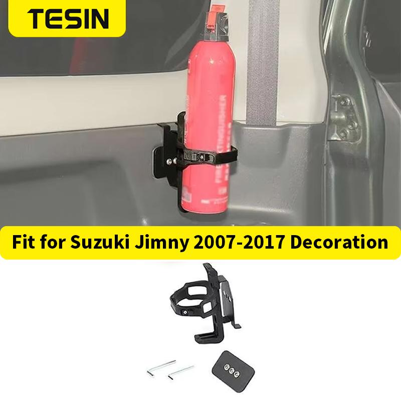 TESIN for Suzuki Jimny 2007 2008 2009 2010 2011 2012 2013 2014 2015 2016 2017 Rear Trunk Extinguisher Cup Holder Mount Bracket