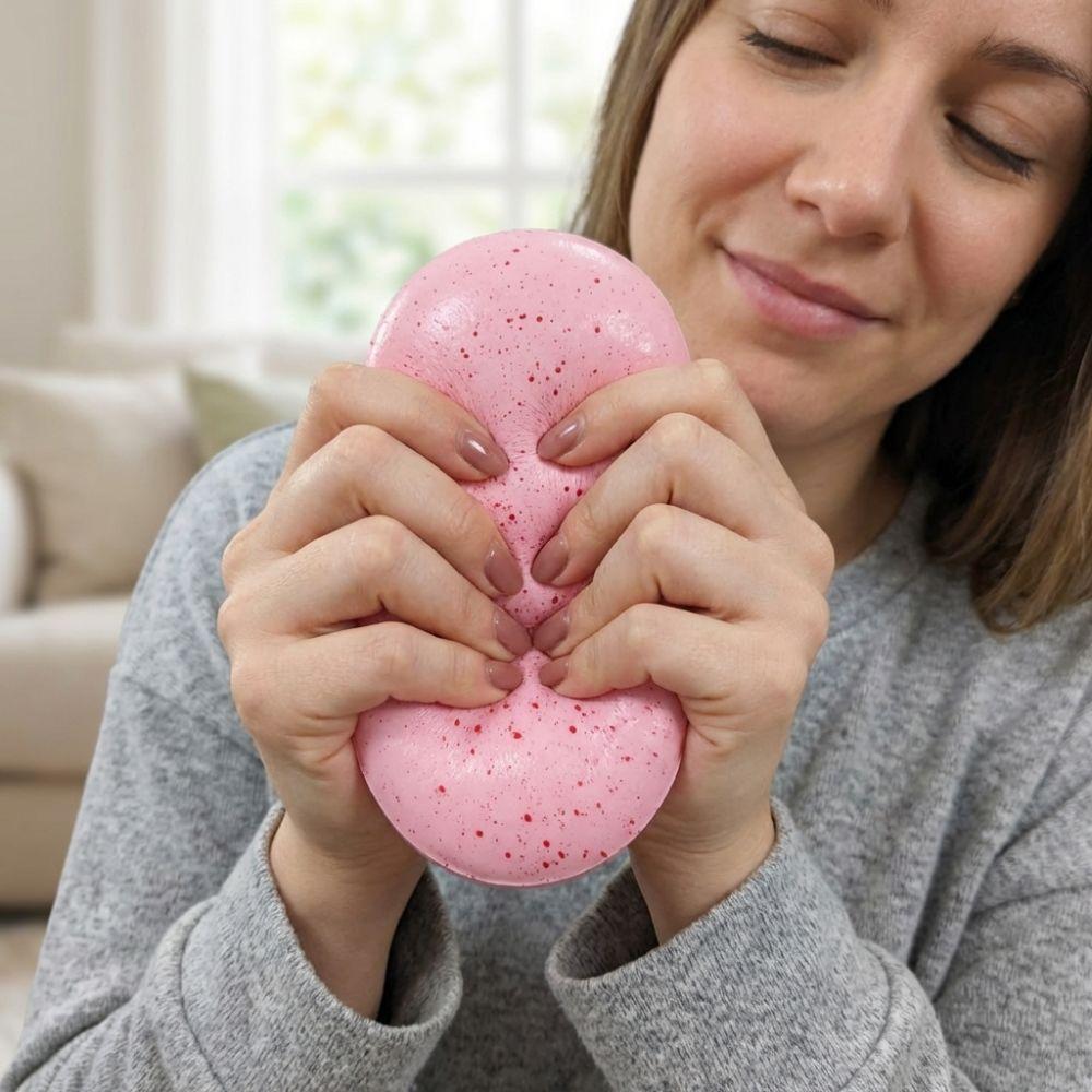 Simulation Cheese Cake Bread Squeeze Toy Soft Anxiety Relief Sensory Fidget Toy Reusable Slow Rebound Decompression Pinch Toy