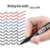 Oil-Based Fade-Resistant Black Marker with Large Tip – Waterproof & Non-Erasable for Office Use