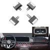 For Mercedes GLE Chrome Plated Outlet Shutter Car Interior Upgrades Vehicle Air Adjustment PC And ABS Material