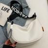 Trendy Korean-Style Nylon Crossbody Dumpling Bag for Women