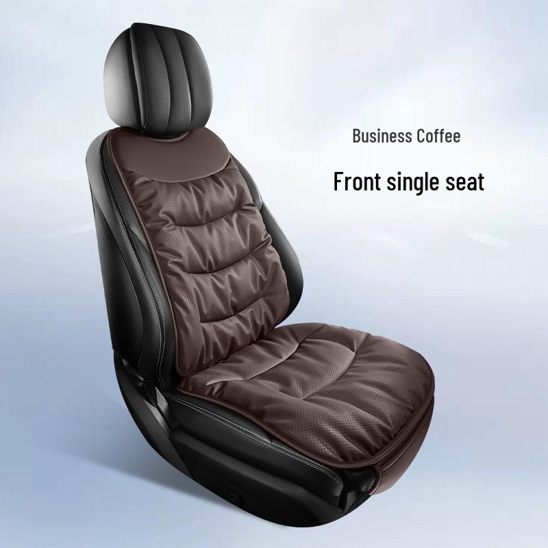 Universal Warm Cloud-Feel Car Seat Cushion: Autumn/Winter Wear-Resistant Down Cotton with Ergonomic Support