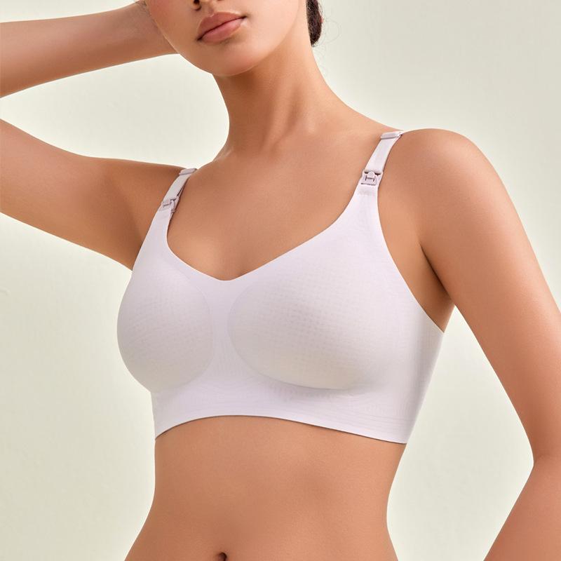 Breathable Seamless Anti-Engorgement Nursing Bra