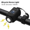 Bicycle Electric Horn Bike Light USB Rechargeable MTB Cycling Lamp IPX6 Waterproof 120dB Night Riding MTB Bike Accessories 5