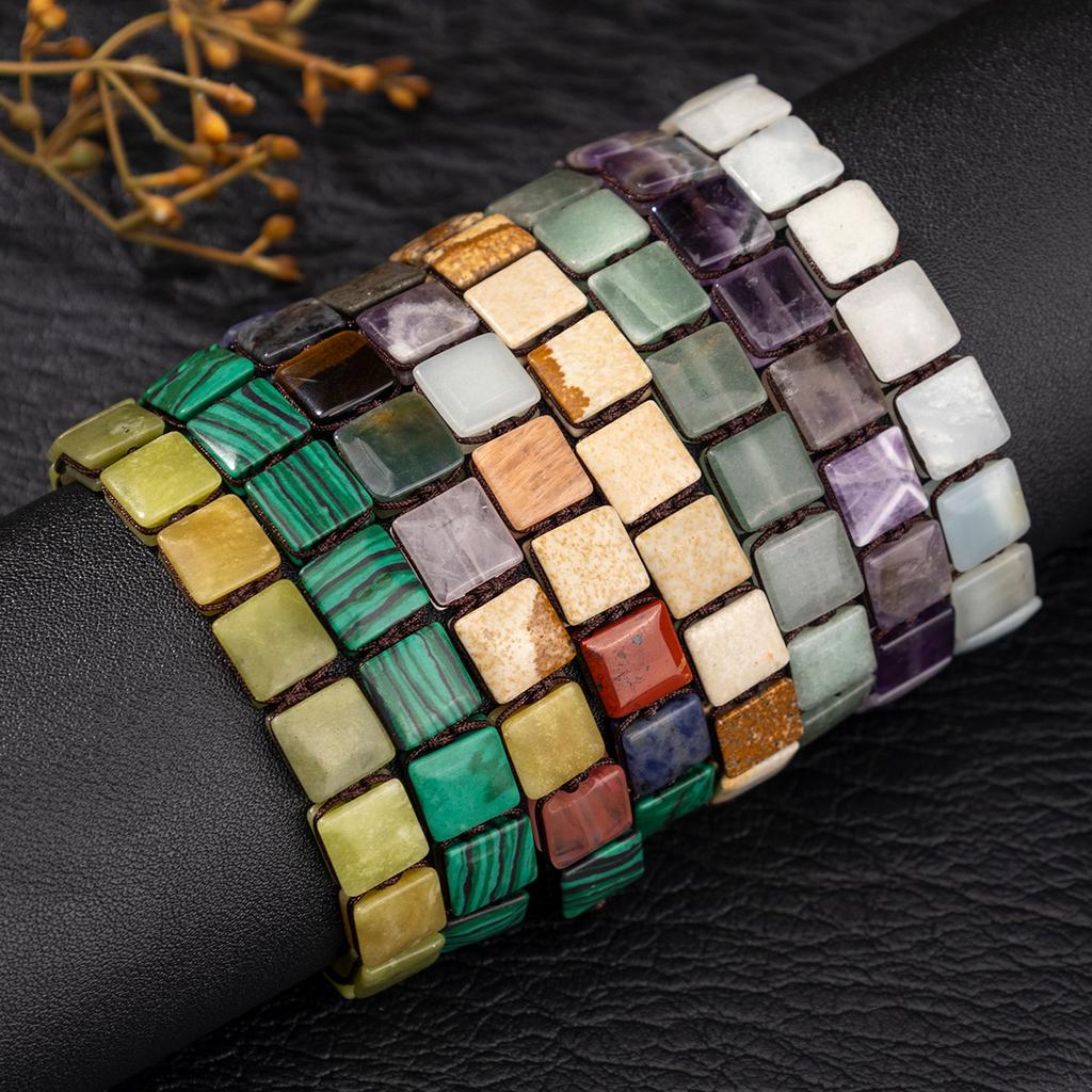 Crystal bracelet, natural amethyst bead, bracelet, natural stone, adjustable wristband,Christmas gift, Valentine's Day gift, girlfriend gift