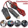 2M/5M Car Cigarette Lighter Extension Cable 12/24V 10A Car Charger Car Socket Power Adapter Cigarette Lighter Extension Cord