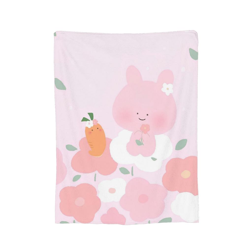 Asamimichaan Coperta a Cuore Asamimi Carina Coperta Calda in Lana Divertente per Decorazione della Casa,