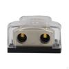 Power Distribution Block, 1/0 Gauge In 2 X Out Fits for Car Audio Splitter