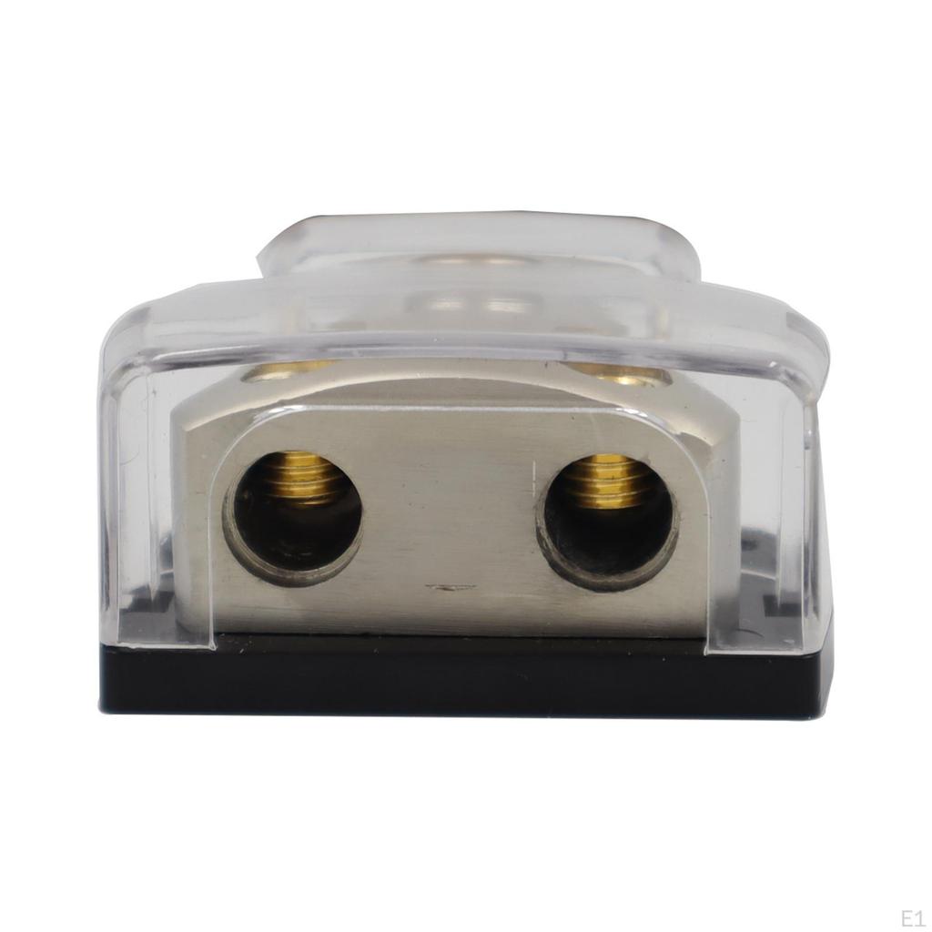 Power Distribution Block, 1/0 Gauge In 2 X Out Fits for Car Audio Splitter