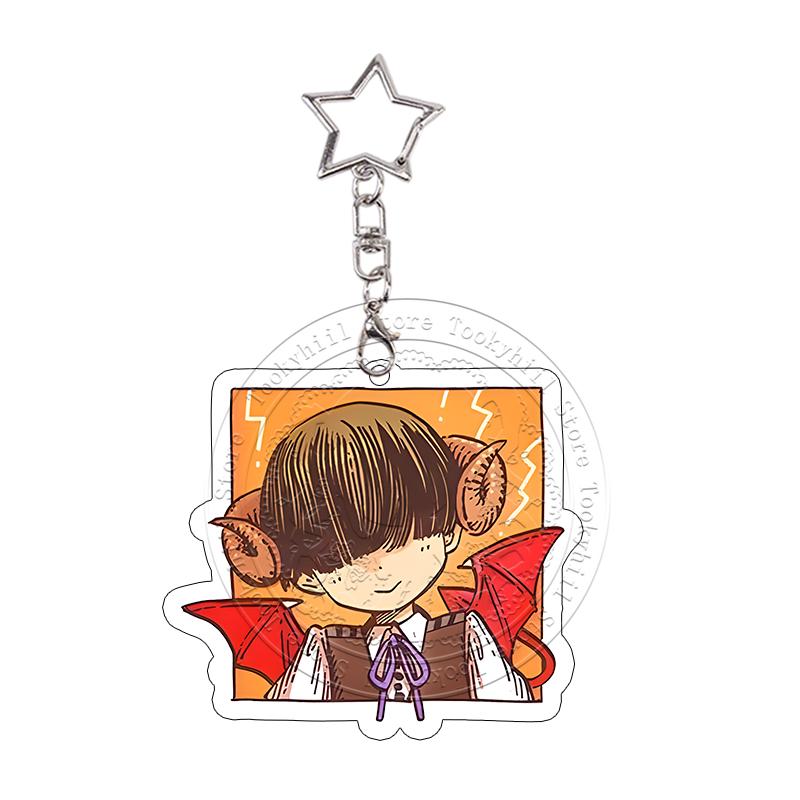 Heksenhoed Atelier Cartoon Acryl Sleutelhanger Kawaii Student Gagaga Qifrey Prachtige Sleutelhanger Karakters Hanger Verjaardagscadeau