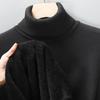 Autunno Inverno Abbigliamento Sportivo Uomo Maglione a Collo Alto Lavorato a Maglia Vestibilità Slim Manica Lunga Pullover Colore Unico Abbigliamento Uomo