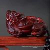 Red Sandalwood Qilin Pixiu Handheld Pendant Ornament