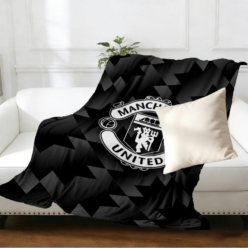 Manchester United F.C Print Blanket - Soft & Comfortable, for Bedroom, Travel, Sofa, Home Decoration - Birthday Christmas Gift for Friend