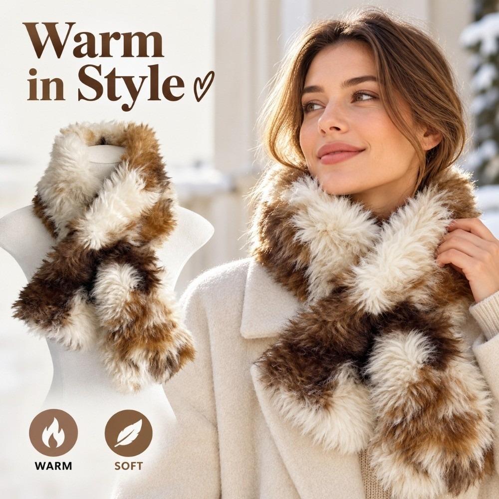 Thick Winter Scarf Double Sided Neck Wrap Styles Available Neck Warmer Activities