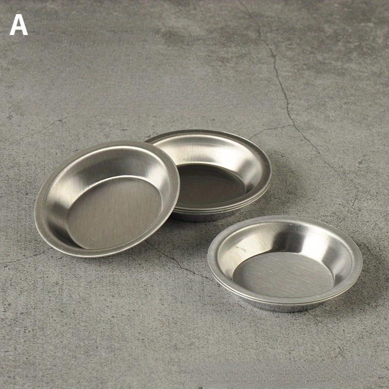 6pcs Stainless Steel Color Palette Trays for Mixing Paint, Watercolor Coloring Tools, Color Palettes