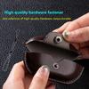 Compatible with Sony WF-1000XM5 Case Cover with Keychain Hook Lanyard,Vintage Leather Case Designed for Sony Earbuds WF1000XM5 Case Cover (2023) for