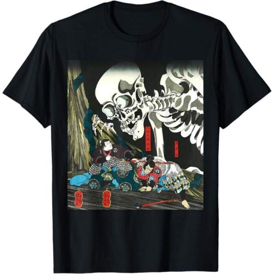 

Skeleton Spectre Utagawa Kuniyoshi Japanese Art Halloween T-Shirt Mali Mens Womens Tank Top Sweatshirt Hoodie Longsleeve 1674 Black XXXXXL різнокольоровий