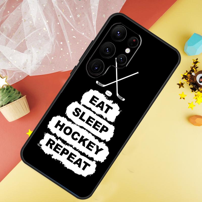 Ice Hockey Player Funda For Samsung Galaxy S24 Ultra S23 S22 Plus S21 S20 FE S8 S9 S10 Note 10 20 Ultra Case