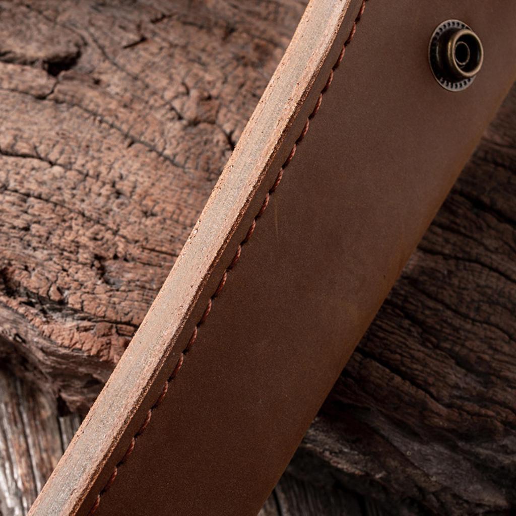 Multi-function Tool Knife Protective Cover Leather Sheath Belt Knife Sheath Leather Cover With Waist Belt Buckle Pocket