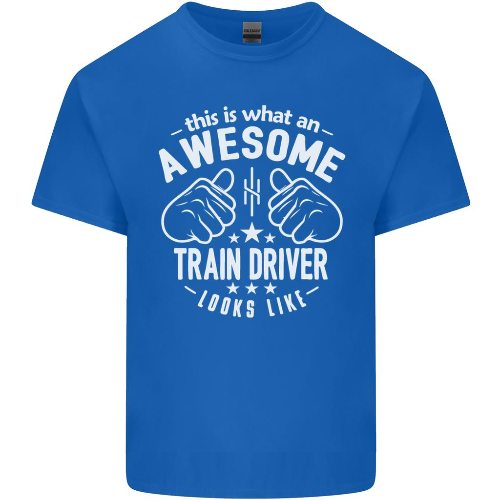 An Awesome Train Driver Looks Like Unisexs Light Cotton TShirt