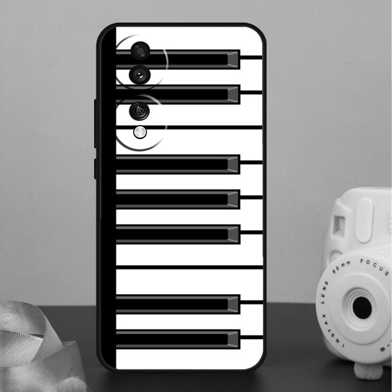 

Piano Keys Musical Case For Honor Magic 8 Pro 5 6 7 Pro Win X9a X9b X9c X9d X8b X8c 50 70 90 200 400 Lite Cover Honor Win