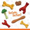 Nylabone Lobster Dog Toy Power Chew Cute Dog Toy for Aggressive Chewing Fun Filet Mignon Flavor – – Twist! (Small/Regular) (1 Count)
