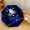 Sheffield Wednesday FC Automatic 3‑Fold Umbrella 8‑Rib Windproof Folding Umbrella Sun Rain Protection For Outdoor Travel Daily Use