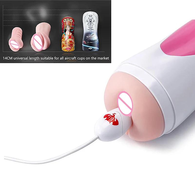 Termostat Inteligent Tijă de Încălzire USB Rapid Pentru Cupă Masturbator Masculin Păpuși Sexuale Încălzitor Anal Vagin Jucării Sexuale Pentru Bărbați Jucării Sexuale Pentru Adulți