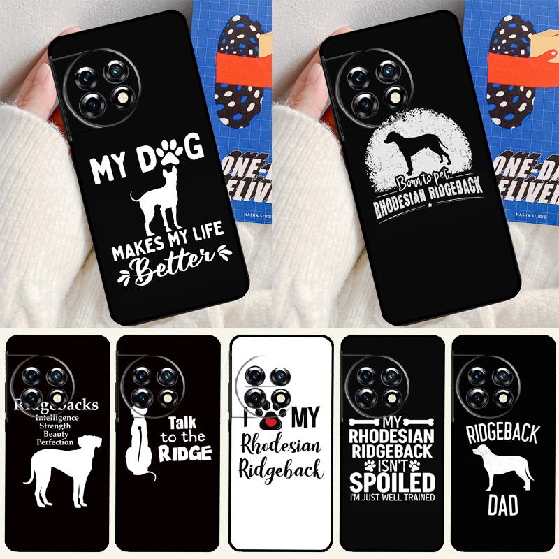 Rhodesian Ridgeback Dog For OnePlus 13 13R 12 12R 11 9 10 Pro 8T 9RT 10T 10R N20 N30 Nord CE 2 3 4 Lite Phone Case