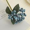 Foam Berry Fruit Bunch Branch Artificial Flower Mini Plants Christmas Decorative Accessory for Wedding Flower Arrangements Gift