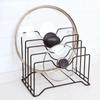 Kitchen Convenience Storage Shelf Pot Lid Rack Storage Pan Lid Cover Cabinet Holder Rack Organizer Multifunctional Accessories