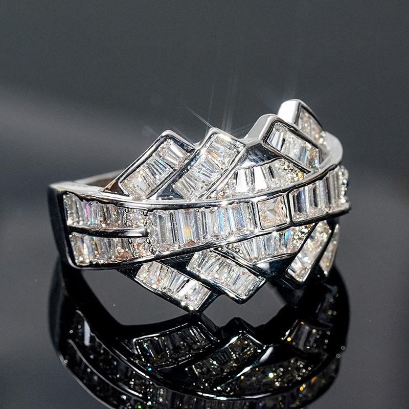 CopperGorgeous Ring for Women Wedding Accessories Full Sparkling Cubic Zirconia Party Luxury Trendy Jewelry