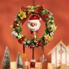 Handmade Chenille Stem Christmas Wreath Ornament - DIY Holiday Gift Hanging Decoration