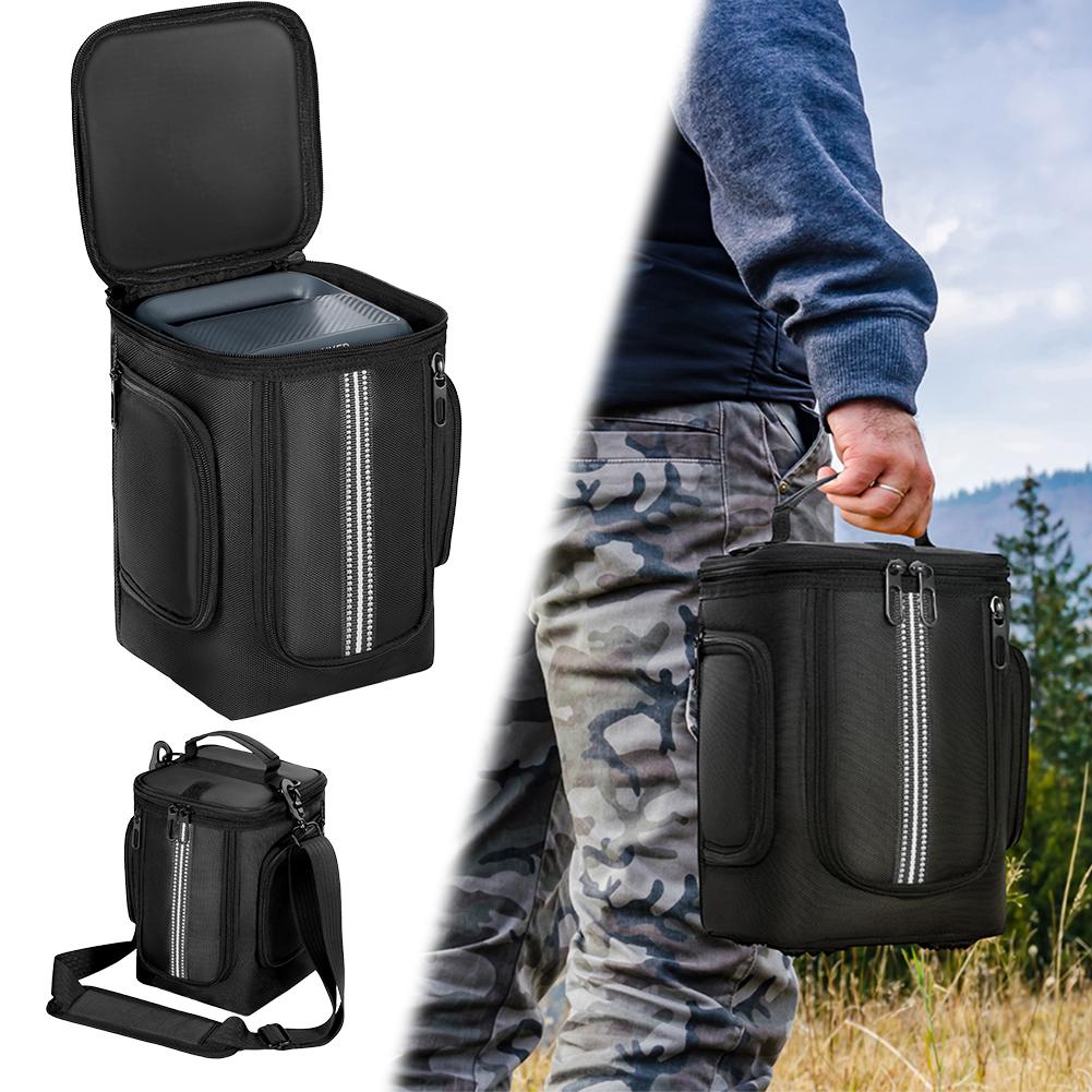 Bärväska för Anker C300/C300 DC Bärbar Kraftstation Väska Reseförvaringsväska Skyddsfodral med Axelrem och Handtag